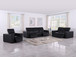 1208 - Leather Reclining Set (Sofa, Loveseat & Chair With 5 Power Recliners)