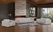 1208 - Leather Reclining Set (Sofa, Loveseat & Chair With 6 Power Recliners)