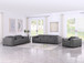 1208 - Modular Leather Set With 5 Power Recliners & Power Headrests