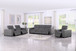 1208 - Modular Leather Set With 6 Power Recliners & Power Headrests