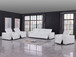 1208 - Modular Leather Set With 6 Power Recliners & Power Headrests