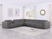 1208 - 7 Piece L-Shaped Leather Reclining Sectional With 3 Power Recliners