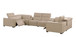 1208 - 8 Piece Modular Leather Sectional With 2 Power Recliners & Power Headrests
