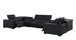 1208 - 8 Piece Modular Leather Sectional With 2 Power Recliners & Power Headrests