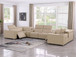 1208 - 8 Piece Modular Leather Sectional With 2 Power Recliners & Power Headrests