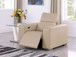 1208 - Leather Power Reclining Chair With Power Headrest