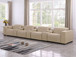 1208 - 7 Piece Leather Sofa With 4 Power Recliners And Power Headrests
