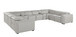 1224 - 10-Piece U-Shaped Sectional Sofa In With 4 Power Recliners & Power Headrests