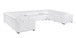 1224 - 10-Piece U-Shaped Sectional Sofa In With 4 Power Recliners & Power Headrests