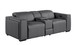 1224 - 3-Piece Modular Power Reclining Loveseat In With 2 Power Recliners & Power Headrests
