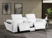 1224 - 3-Piece Modular Power Reclining Loveseat In With 2 Power Recliners & Power Headrests