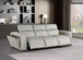 1224 - 3-Piece Modular Power Reclining Sofa In With 3 Power Recliners & Power Headrests