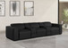 1224 - 5-Piece Modular Power Reclining Sofa In With 3 Power Recliners & Power Headrests
