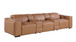 1224 - 5-Piece Modular Power Reclining Sofa In With 3 Power Recliners & Power Headrests