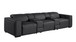 1224 - 5-Piece Modular Power Reclining Sofa In With 3 Power Recliners & Power Headrests