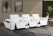 1224 - 5-Piece Modular Power Reclining Sofa In With 3 Power Recliners & Power Headrests