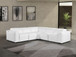 1224 - 5-Piece L-Shaped Sectional Sofa In With 3 Power Recliners & Power Headrests