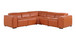 1224 - 5-Piece L-Shaped Sectional Sofa In With 3 Power Recliners & Power Headrests