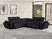1224 - 5-Piece L-Shaped Sectional Sofa In With 3 Power Recliners & Power Headrests