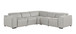 1224 - 5-Piece L-Shaped Sectional Sofa In With 3 Power Recliners & Power Headrests