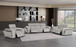 1224 - 6-Piece Modular Power Reclining Sofa, Loveseat & Chair Set In With 5 Power Recliners & Power Headrests