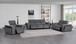 1224 - 6-Piece Modular Power Reclining Sofa, Loveseat & Chair Set In With 6 Power Recliners & Power Headrests