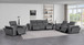1224 - 7-Piece Modular Power Reclining Sofa, Loveseat & Chair Set In With 5 Power Recliners & Power Headrests