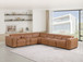 1224 - 7-Piece L-Shaped Sectional Sofa In With 3 Power Recliners & Power Headrests