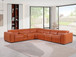 1224 - 7-Piece L-Shaped Sectional Sofa In With 3 Power Recliners & Power Headrests