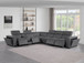 1224 - 7-Piece L-Shaped Sectional Sofa In With 4 Power Recliners & Power Headrests
