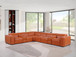1224 - 8-Piece L-Shaped Sectional Sofa In With 3 Power Recliners & Power Headrests