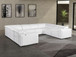 1224 - 8-Piece U-Shaped Sectional Sofa In With 4 Power Recliners & Power Headrest
