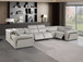 1224 - 8-Piece U-Shaped Sectional Sofa In With 4 Power Recliners & Power Headrest