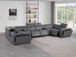 1224 - 8-Piece U-Shaped Sectional Sofa In With 4 Power Recliners & Power Headrest