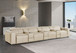 1224 - 7-Piece Modular Power Reclining Sofa In With 4 Power Recliners & Power Headrests