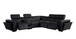 1224 - 6-Piece L-Shaped Sectional Sofa In With 3 Power Recliners & Power Headrests