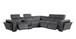 1224 - 6-Piece L-Shaped Sectional Sofa In With 3 Power Recliners & Power Headrests