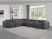 1224 - 8-Piece L-Shaped Sectional Sofa In With 4 Power Recliners & Power Headrests