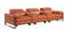 1246 - Modular Power Triple Reclining Dual Console Sofa With Power Reclining Headrests
