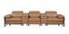 1246 - Modular Power Triple Reclining Dual Console Sofa With Power Reclining Headrests