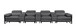 1246 - Modular Power Triple Reclining Triple Console Sofa With Power Reclining Headrests