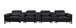 1246 - Modular Power Triple Reclining Triple Console Sofa With Power Reclining Headrests