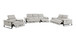 1246 - Modular Power Dual Reclining Sofa, Loveseat, And Chair Set With Power Headrests