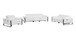 1246 - Modular Power Triple Reclining Sofa, Loveseat, And Chair Set With Power Headrests