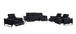 1246 - Modular Power Dual Reclining Sofa, Console Loveseat, And Chair Set With Power Headrests
