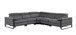 1246 - 5-Piece L-Shaped Modular Power Reclining Sectional With Power Headrests