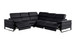 1246 - 5-Piece L-Shaped Modular Power Reclining Sectional With Power Headrests