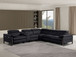 1246 - 6-Piece L-Shaped Modular Power Reclining Sectional With 3 Power Recliners And Power Headrests
