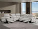 1246 - 6-Piece L-Shaped Modular Power Reclining Sectional With 3 Power Recliners And Power Headrests