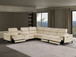 1246 - 7-Piece L-Shaped Modular Power Reclining Sectional With 3 Power Recliners And Power Headrests